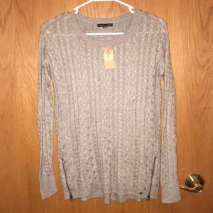 American Eagle side zipper sweater